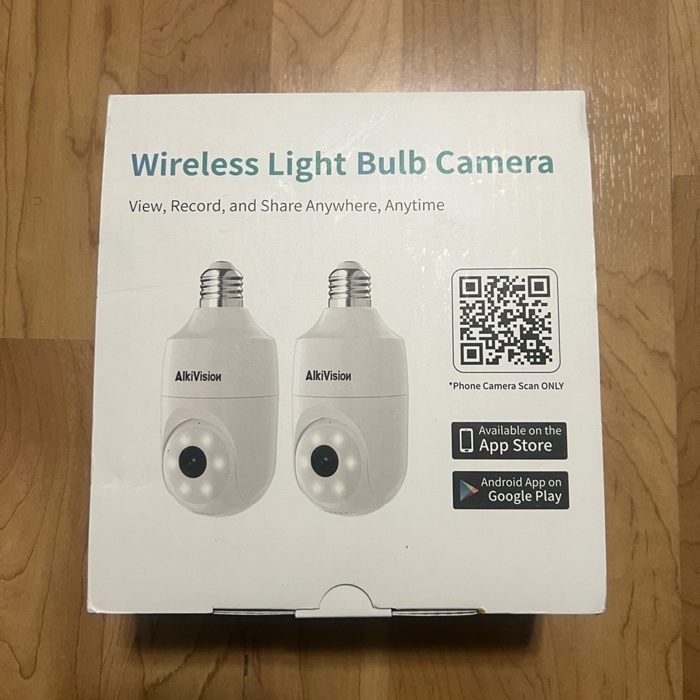 Wireless Security Light Bulb HD Camera